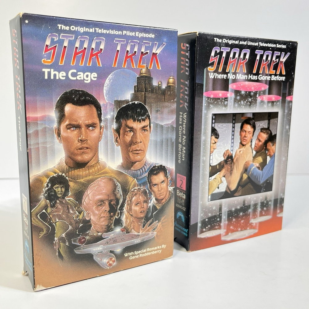 1966 Star Trek Episode 1-2 / The Cage ( Original TV Pilot Episode ) Betamax USA